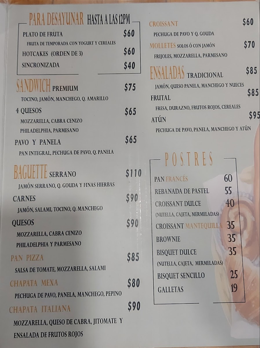 Mi Bendito Café MBC Menu - Image 4